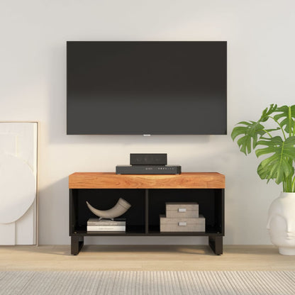 vidaXL TV Cabinet 85x33x43.5 cm Solid Wood Acacia 1