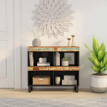 Side Cabinet 85x33x75 cm Solid Wood Mango Multicolour