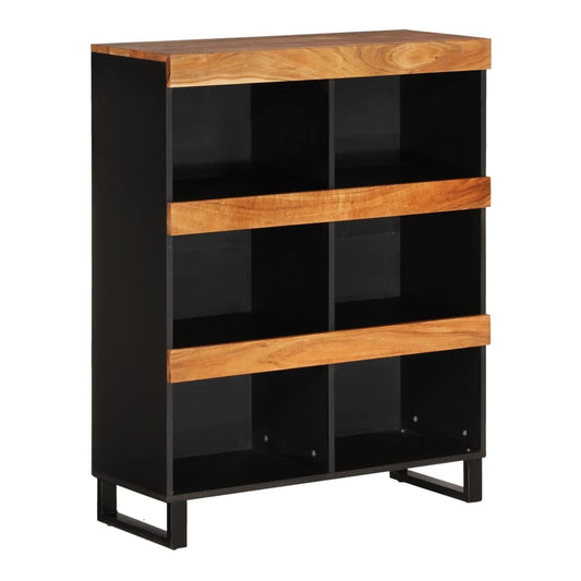 Side Cabinet 85x33x107 cm Solid Wood Mango Brown