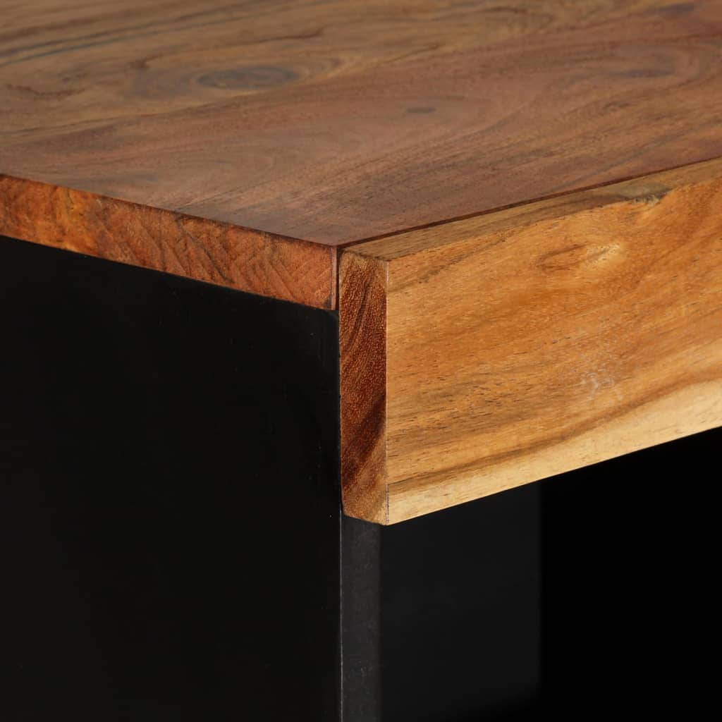 vidaXL Side Cabinet 85x33x107 cm Solid Wood Acacia 5