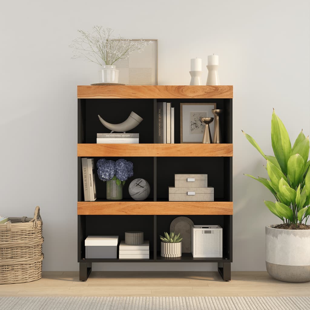 vidaXL Side Cabinet 85x33x107 cm Solid Wood Acacia 1