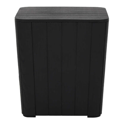 Garden Table with Removable Lid Polypropylene Black