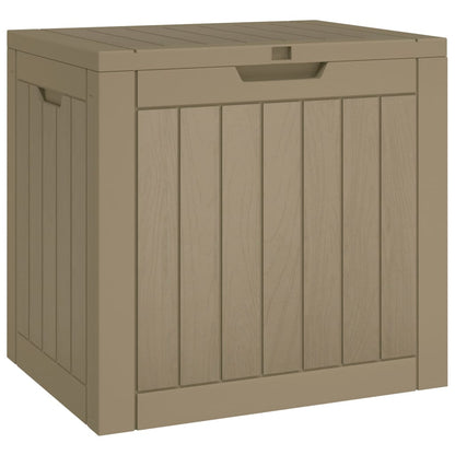 vidaXL Garden Storage Box Grey 55.5x43x53 cm Polypropylene 2