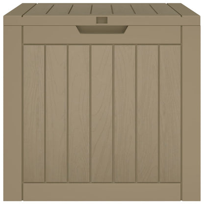 vidaXL Garden Storage Box Grey 55.5x43x53 cm Polypropylene 5