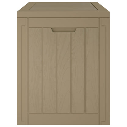 vidaXL Garden Storage Box Grey 55.5x43x53 cm Polypropylene 6