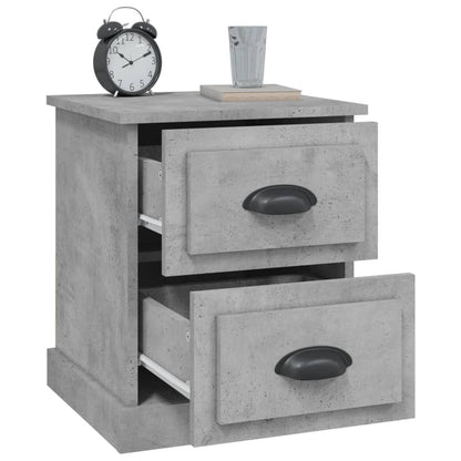 vidaXL Bedside Cabinets 2 pcs Concrete Grey 39x39x47.5 cm Engineered Wood 6