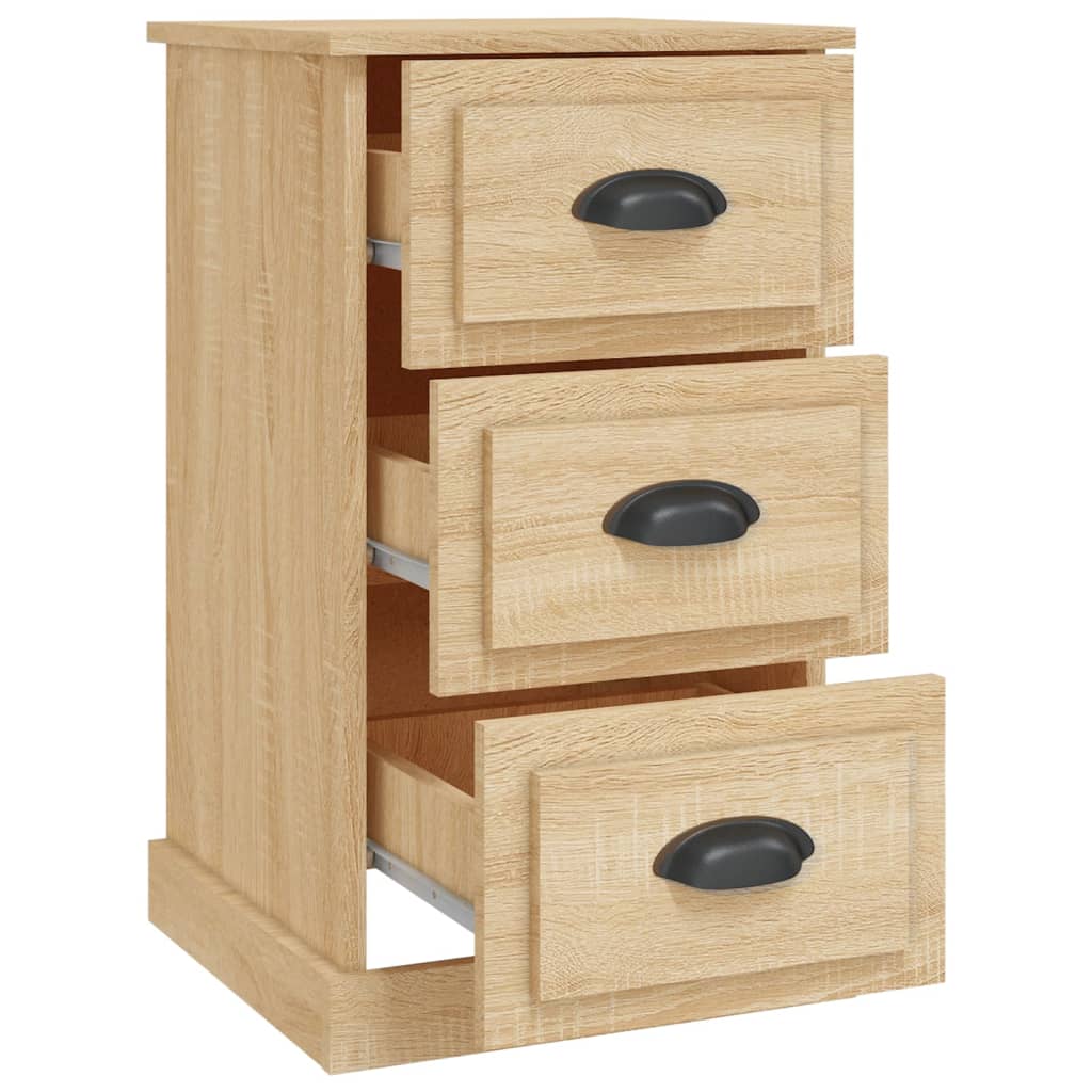 vidaXL Bedside Cabinet Sonoma Oak 39x39x67 cm Engineered Wood 6