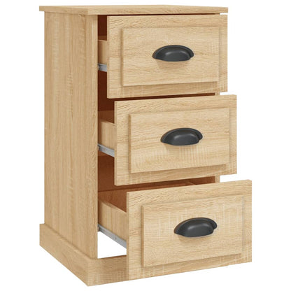 vidaXL Bedside Cabinet Sonoma Oak 39x39x67 cm Engineered Wood 6