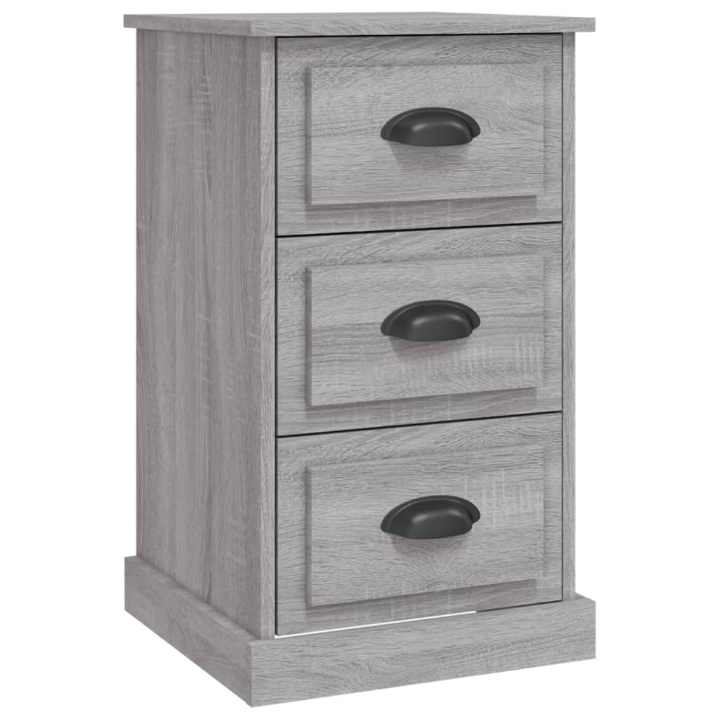 vidaXL Bedside Cabinet Grey Sonoma 39x39x67 cm Engineered Wood 2
