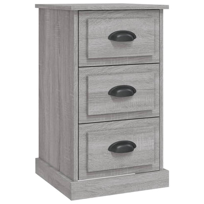 vidaXL Bedside Cabinet Grey Sonoma 39x39x67 cm Engineered Wood 2