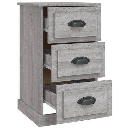 vidaXL Bedside Cabinet Grey Sonoma 39x39x67 cm Engineered Wood 6