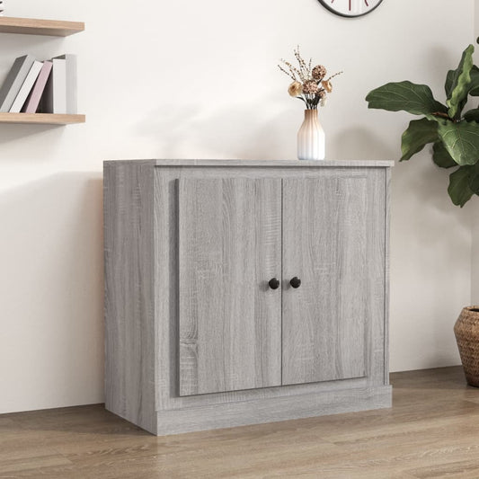 vidaXL Sideboard Grey Sonoma 70x35,5x67,5 cm Engineered Wood 1
