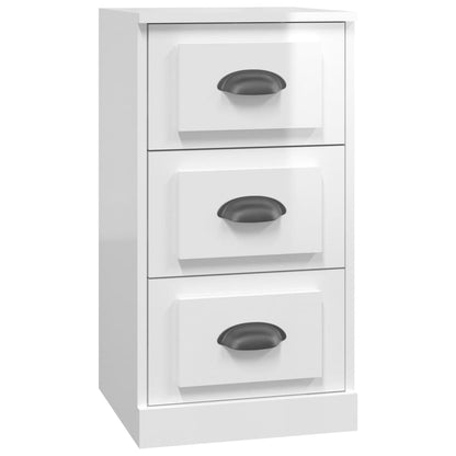 vidaXL Sideboard High Gloss White 36x35,5x67,5 cm Engineered Wood 2
