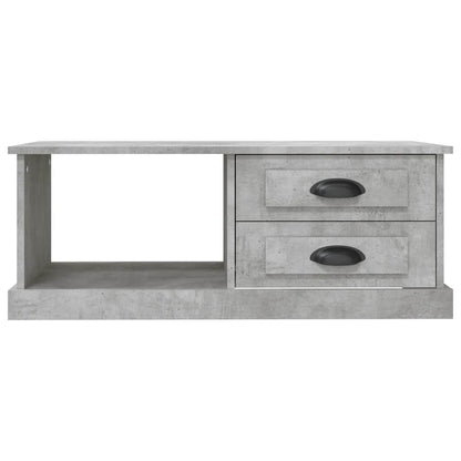 vidaXL Coffee Table Concrete Grey 90x50x35 cm Engineered Wood 6