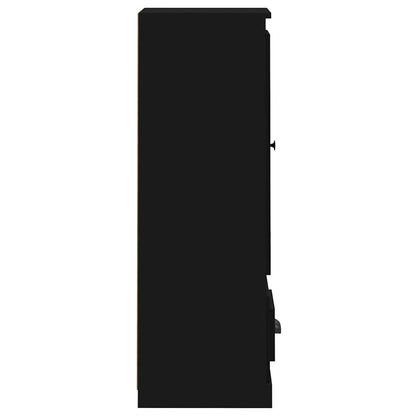 vidaXL Highboard Black 36x35.5x103.5 cm Engineered Wood 6