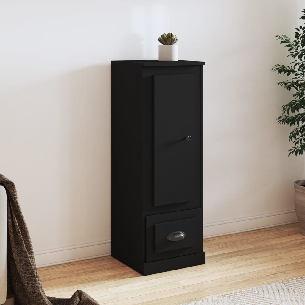 vidaXL Highboard Black 36x35.5x103.5 cm Engineered Wood 1