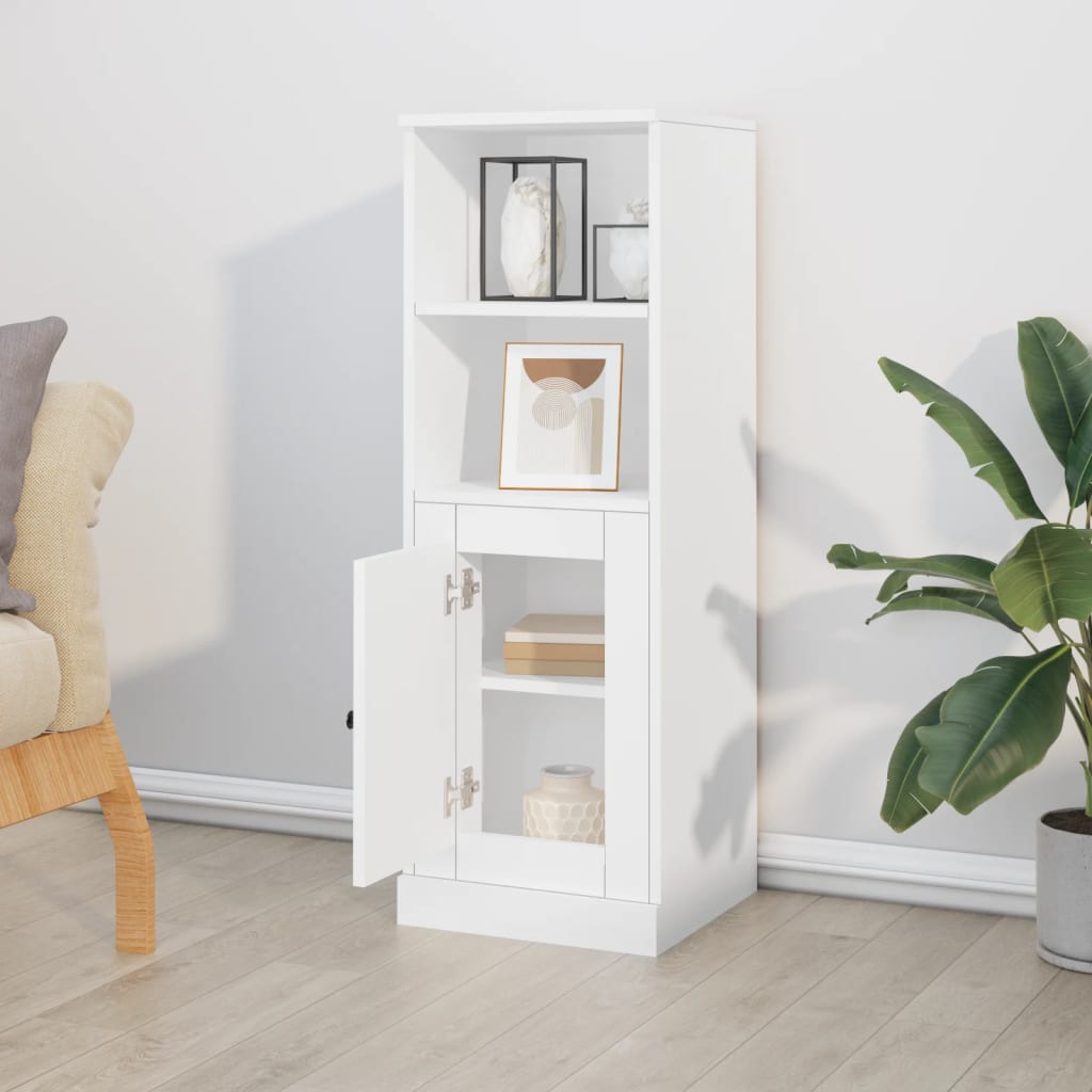 Highboard 36x35,5x103,5 cm Engineered Wood White