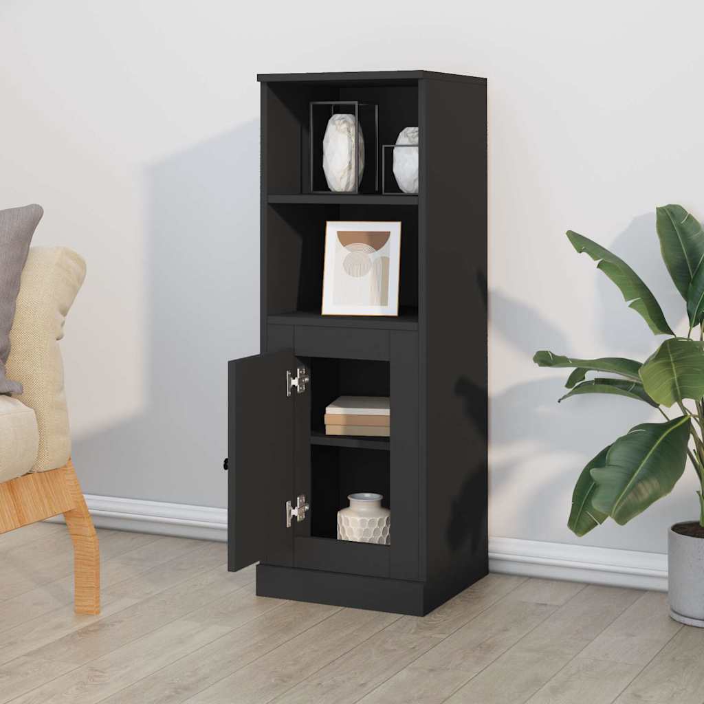 vidaXL Highboard Black 36x35.5x103.5 cm Engineered Wood 3