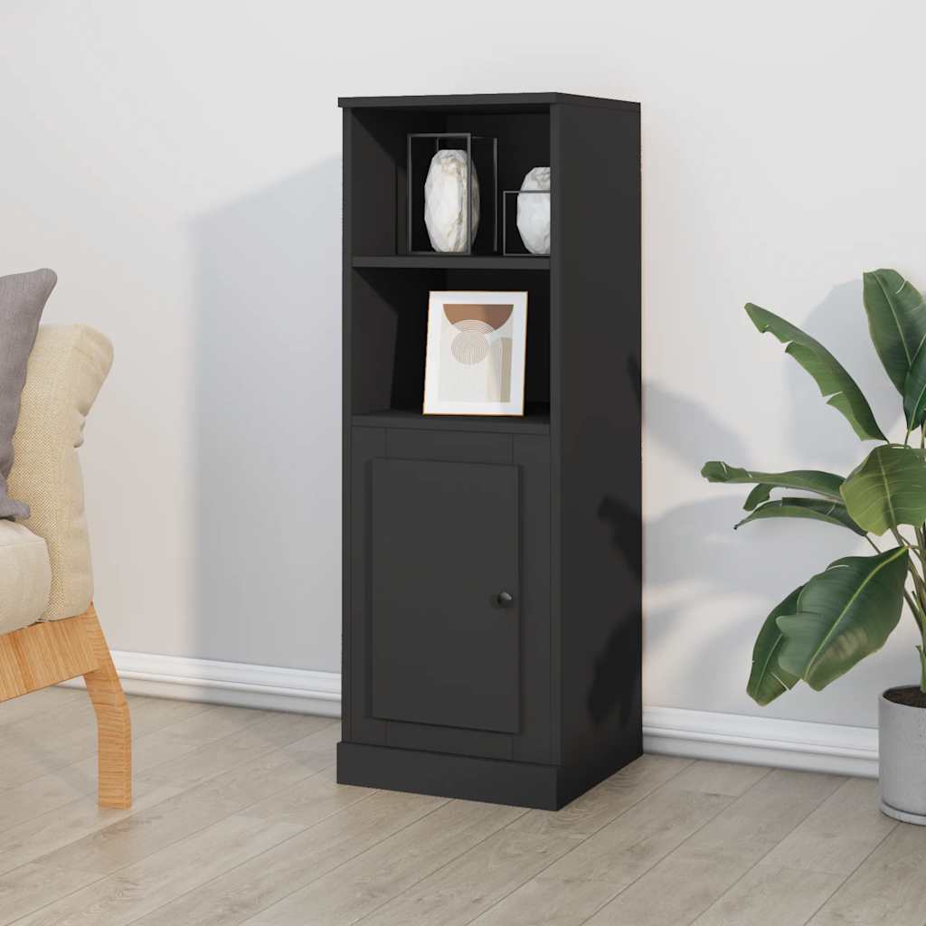 vidaXL Highboard Black 36x35.5x103.5 cm Engineered Wood 1