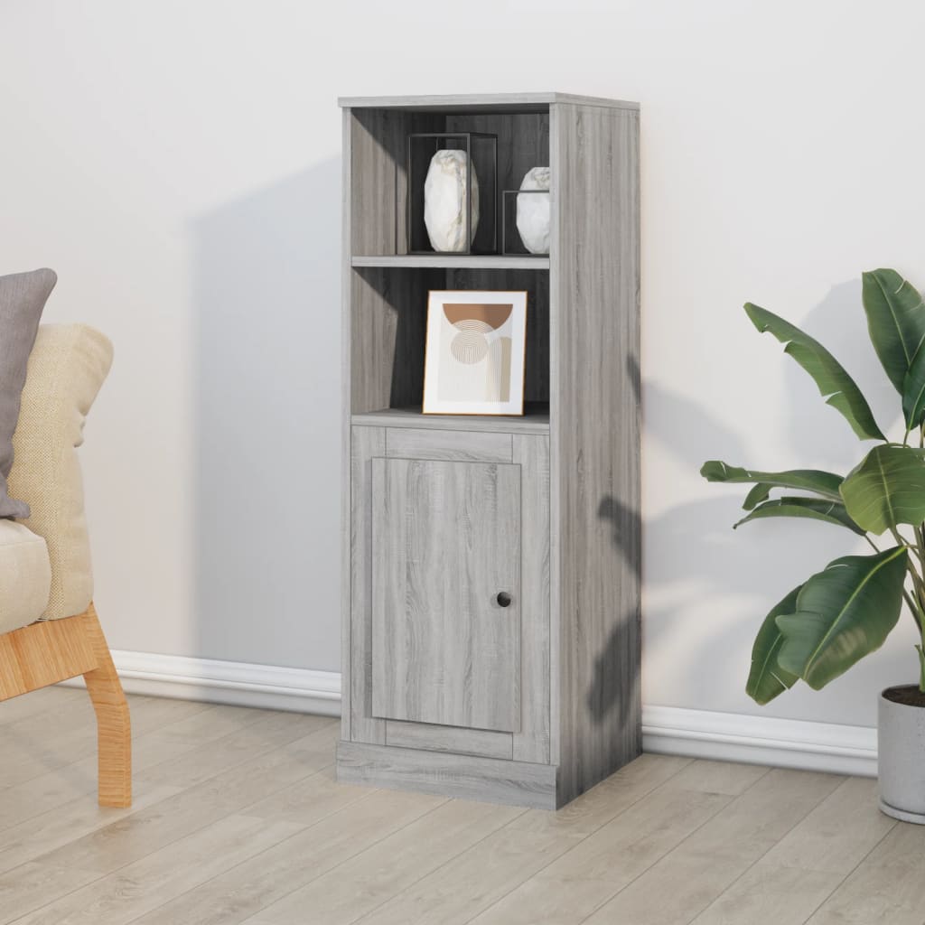 Highboard 36x35,5x103,5 cm Engineered Wood Grey sonoma