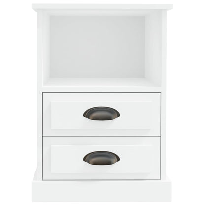 vidaXL Bedside Cabinet White 43x36x60 cm 6