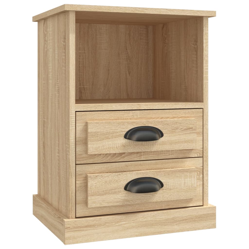 vidaXL Bedside Cabinet Sonoma Oak 43x36x60 cm 2