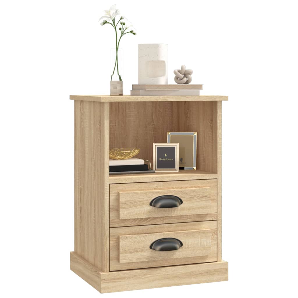 vidaXL Bedside Cabinet Sonoma Oak 43x36x60 cm 4