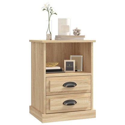 vidaXL Bedside Cabinet Sonoma Oak 43x36x60 cm 4