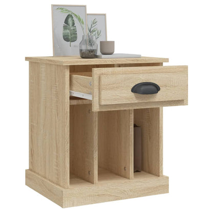 vidaXL Bedside Cabinets 2 pcs Sonoma Oak 43x36x50 cm 5