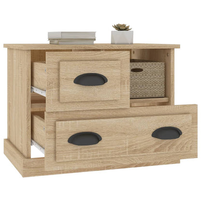 vidaXL Bedside Cabinet Sonoma Oak 60x39x45 cm 5