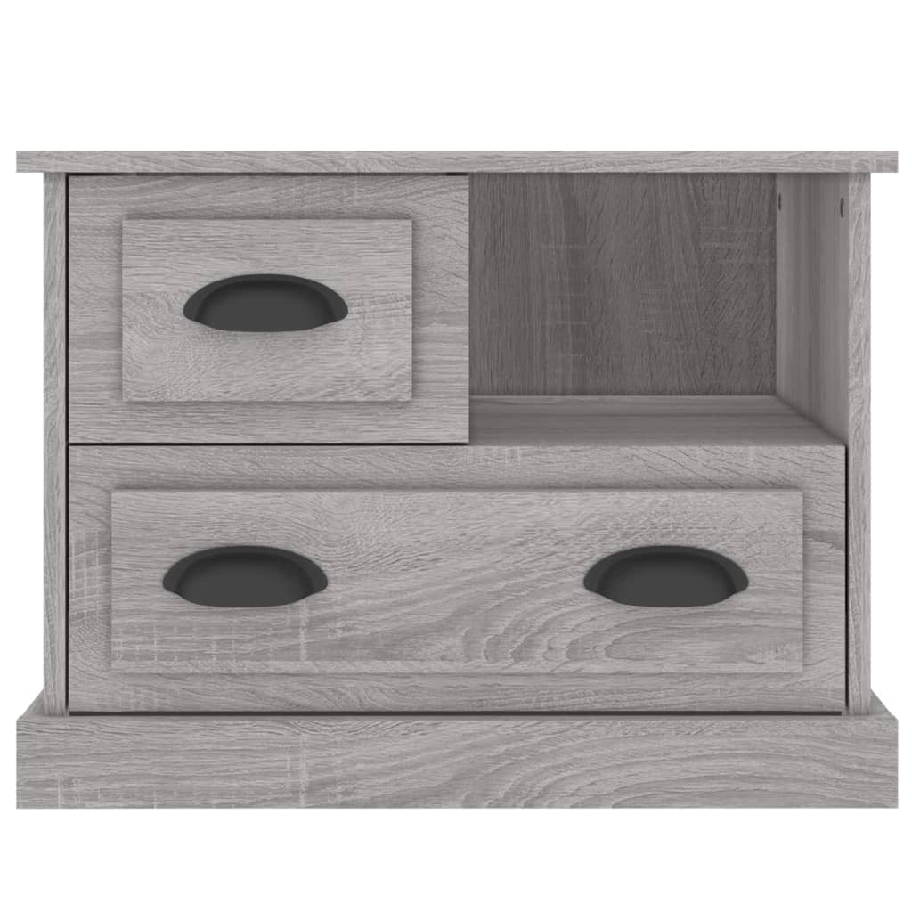 Bedside Cabinet Grey Sonoma