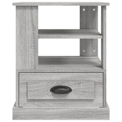 vidaXL Side Table Grey Sonoma 50x50x60 cm Engineered Wood 6
