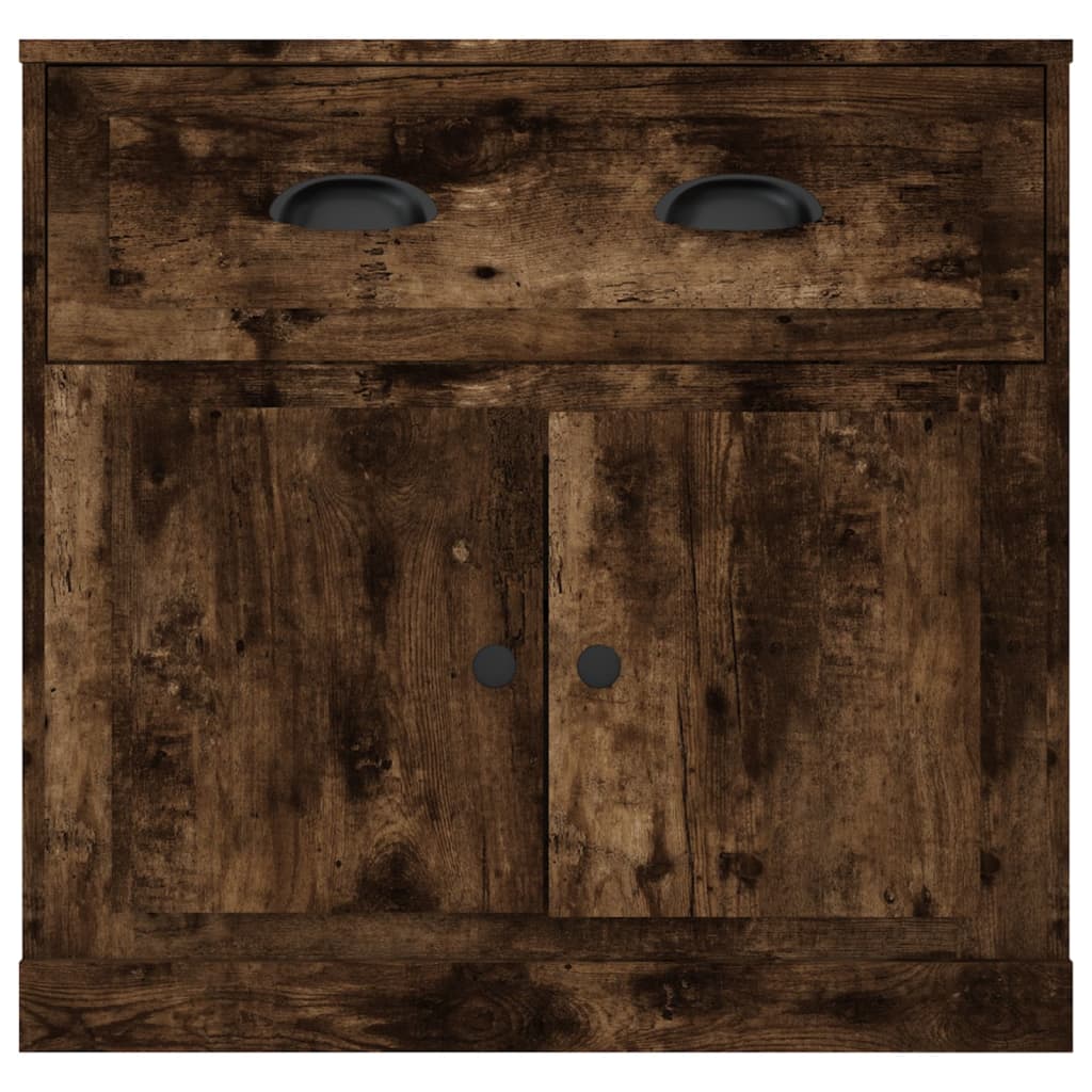 vidaXL Sideboard Smoked Oak 70x35.5x67.5 cm Engineered Wood 6