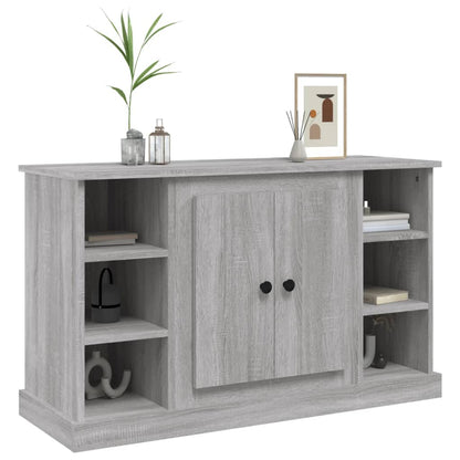 vidaXL Sideboard Grey Sonoma 100x35.5x60 cm Engineered Wood 4