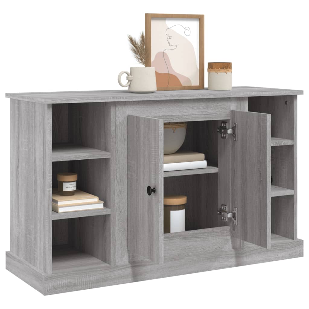 vidaXL Sideboard Grey Sonoma 100x35.5x60 cm Engineered Wood 5
