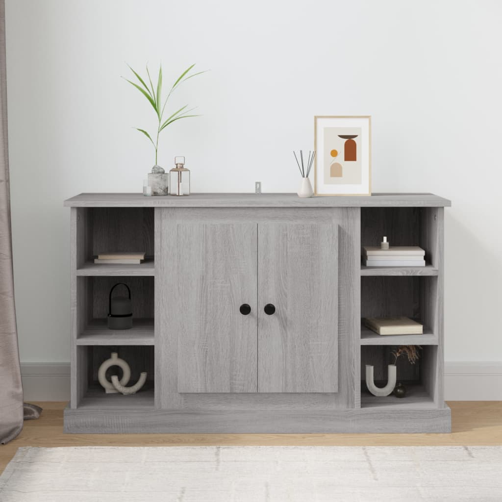 vidaXL Sideboard Grey Sonoma 100x35.5x60 cm Engineered Wood 1