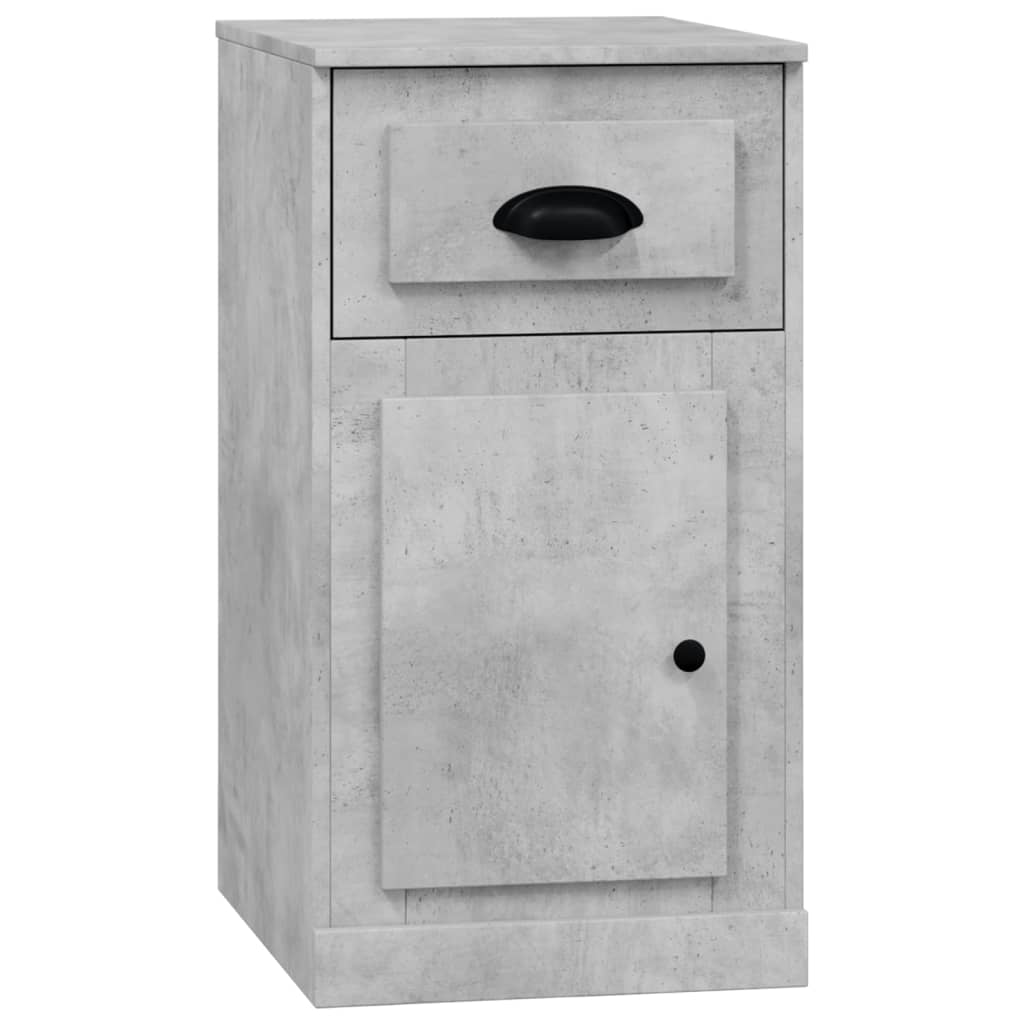 vidaXL Side Cabinet with Drawer Concrete Grey 40x50x75 cm Engineered Wood 2