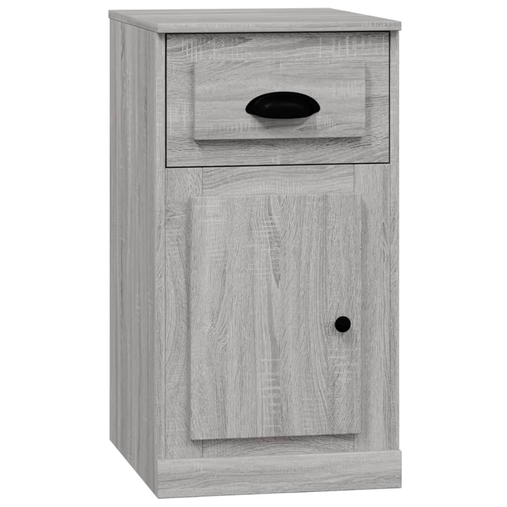 vidaXL Side Cabinet with Drawer Grey Sonoma 40x50x75 cm Engineered Wood 2