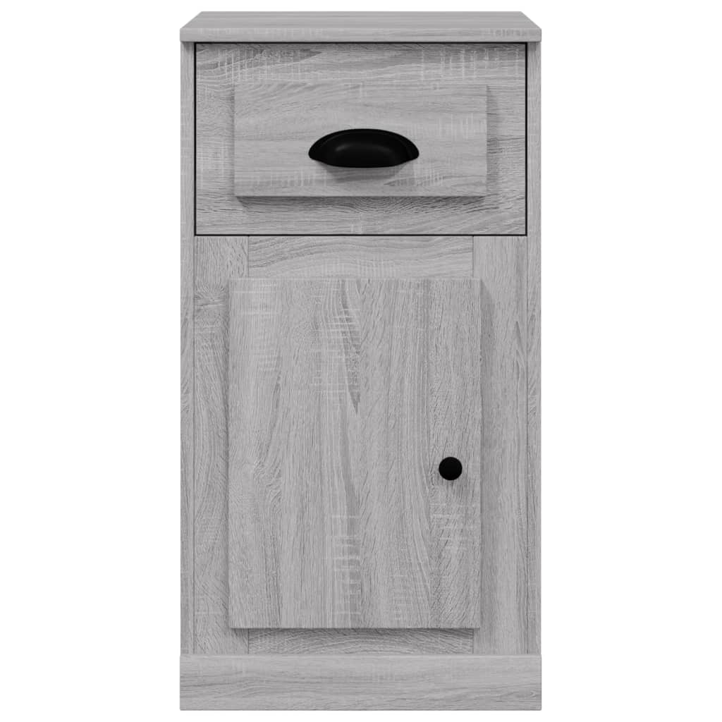 vidaXL Side Cabinet with Drawer Grey Sonoma 40x50x75 cm Engineered Wood 6
