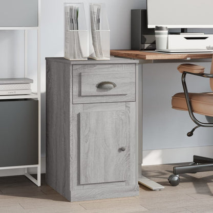 vidaXL Side Cabinet with Drawer Grey Sonoma 40x50x75 cm Engineered Wood 1