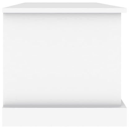 vidaXL Storage Box White 70x40x38 cm Engineered Wood 6