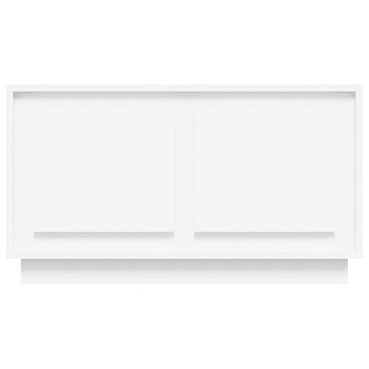 vidaXL TV Cabinet | White | Engineered Wood | 80x35x45 cm | TV Cabinet 6