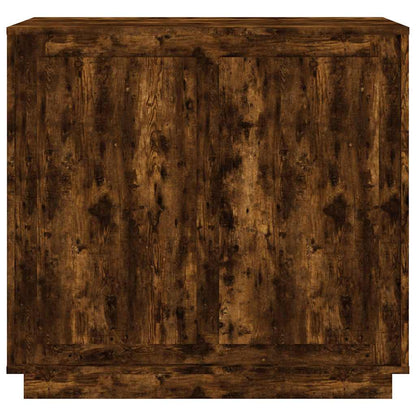vidaXL Sideboard Smoked Oak 80x34x75 cm Engineered Wood 5