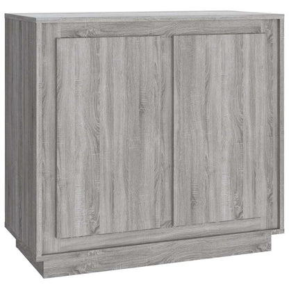 vidaXL Sideboard Grey Sonoma 80x34x75 cm Engineered Wood 2