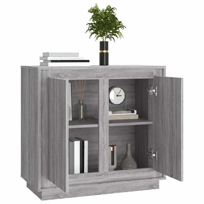 vidaXL Sideboard Grey Sonoma 80x34x75 cm Engineered Wood 6