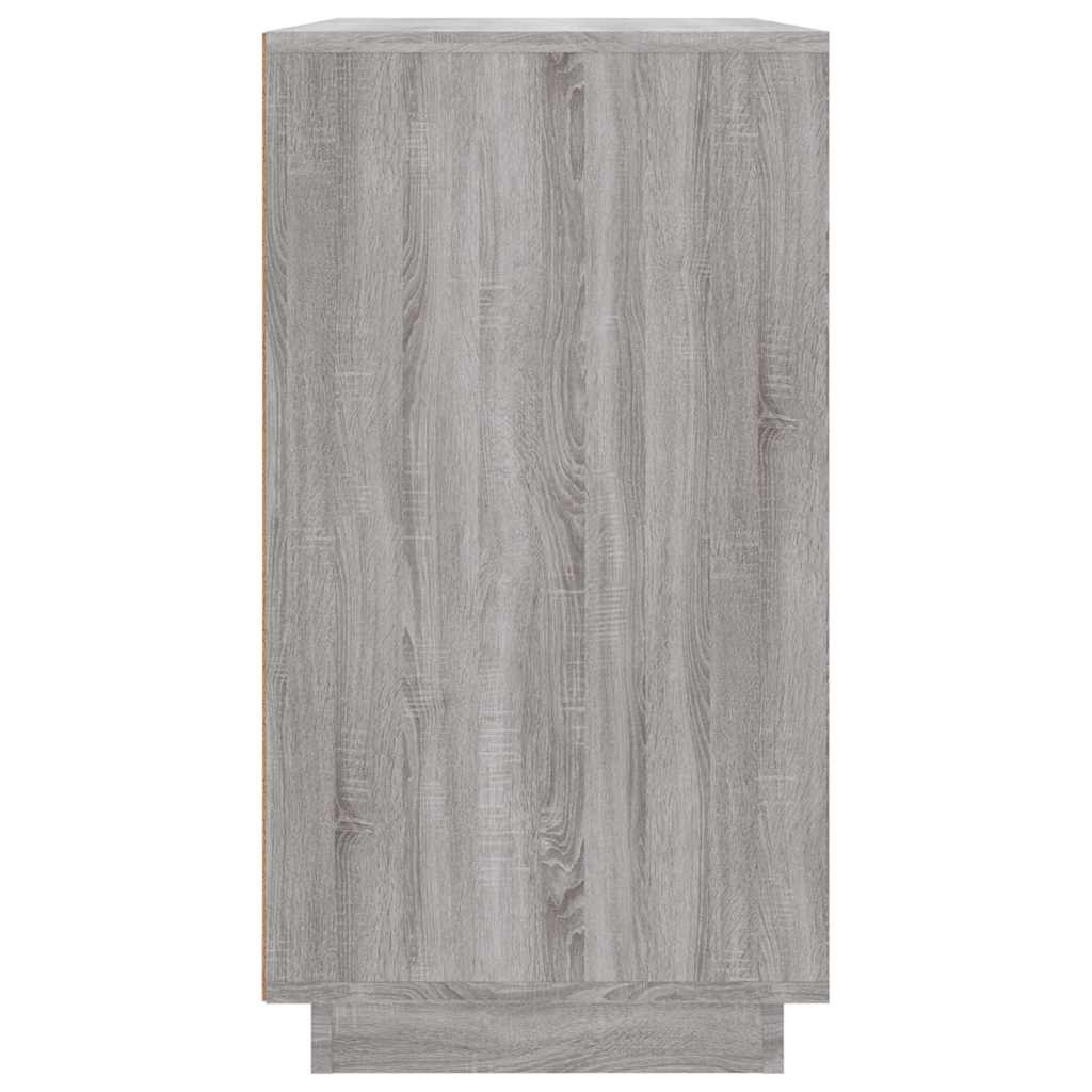 vidaXL Sideboard Grey Sonoma 80x34x75 cm Engineered Wood 5