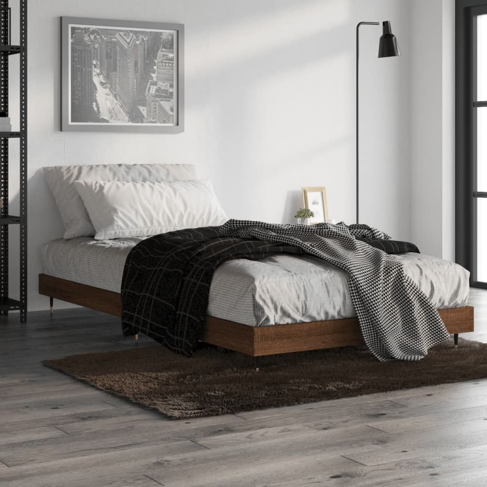 vidaXL Bed Frame without Mattress 100x200 cm