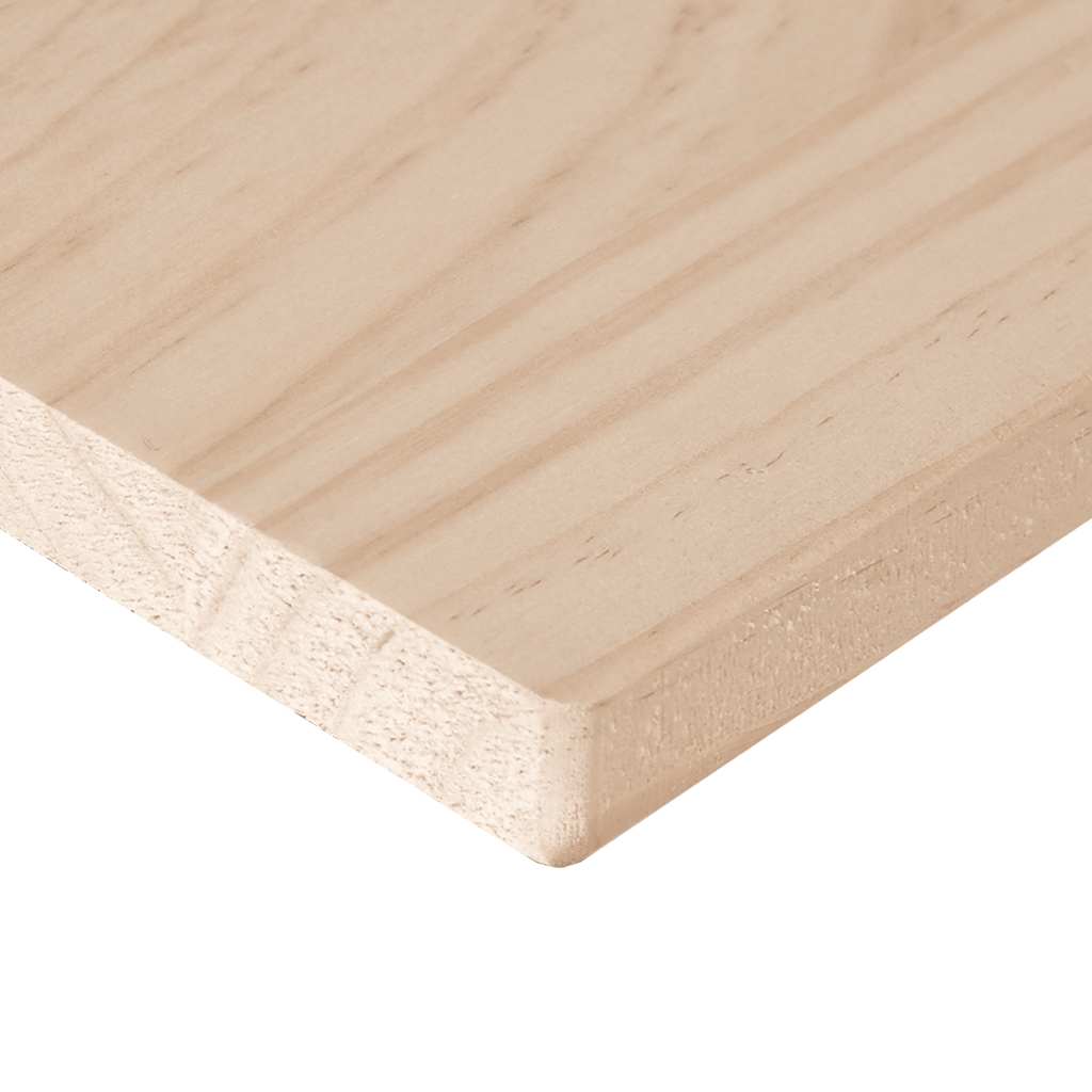 Table Top 40x40x2.5 cm Solid Wood Pine Square Natural 80 cm 80 cm