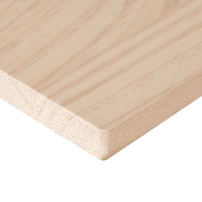 Table Top 40x40x2.5 cm Solid Wood Pine Square Natural 80 cm 80 cm