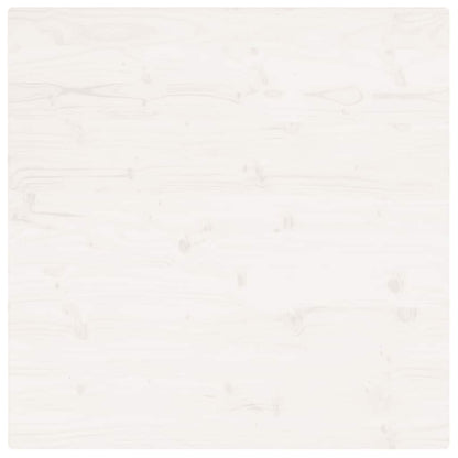 vidaXL Table Top White 80x80x2,5 cm Solid Wood Pine Square 5